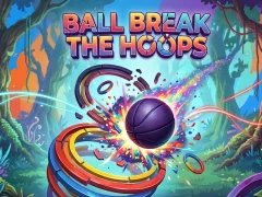 Xogo Ball Break The Hoops en liña