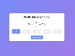 Xogo Math Mastermind en liña