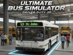 Xogo Ultimate Bus Simulator Driver Duty 3D en liña
