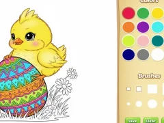 Xogo Libro para colorear de Pascua para nenos en liña