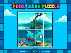 Xogo Pixel Slide Puzzle en liña