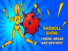 Xogo Espectáculo de Ragdoll: lanza, rompe e destrúe! en liña