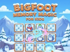 Xogo Bigfoot Memory Magic para nenos en liña