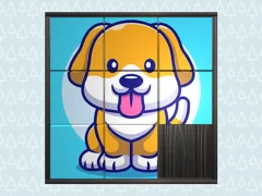 Xogo Crebacabezas deslizante infantil 3D en liña