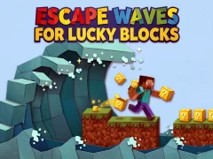 Xogo Escape Waves para Lucky Blocks en liña