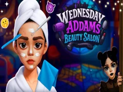 Xogo Mércores Addams Beauty Salon en liña
