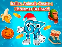 Xogo Os animais italianos crean un Brainrot de Nadal! en liña