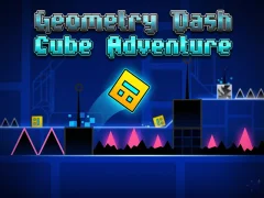 Xogo Geometry Dash Cube Aventura en liña