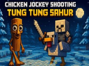 Xogo Jockey de polo tiro con tung tung sahur en liña