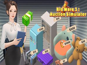 Xogo Simulador de poxas de Bid Wars 1 en liña
