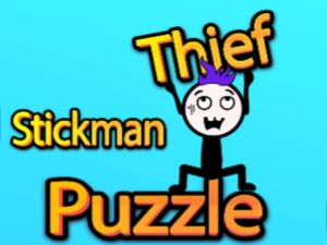 Xogo Puzzle de ladrón de Stickman en liña