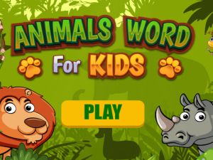 Xogo Animais de palabras para nenos en liña