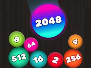 Xogo 2048 Puzzle: conecta as bolas en liña