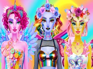 Xogo Maquillaxe deslumbrante de Divas en liña