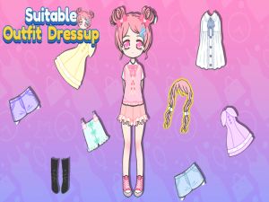 Xogo Dressup de roupa adecuado en liña