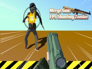 Xogo Combinar pistola fps disparando zombi en liña