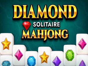 Xogo Diamante solitario Mahjong en liña