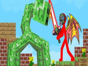 Xogo Stickman Mega Boss Battles! en liña