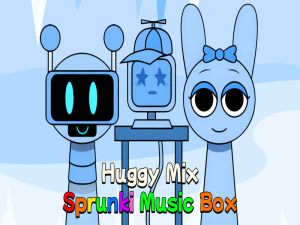 Xogo Huggy Mix Sprunki Music Box en liña