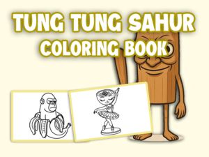Xogo Tung Tung Sahur Coloring Book en liña