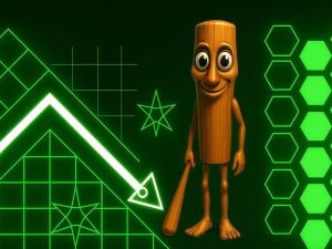 Xogo Tung Tung Sahur en Geometry Dash en liña