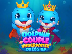 Xogo Dolphin parella vestida submarina en liña