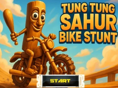 Xogo Tung Tung Sahur Bike Stunt en liña