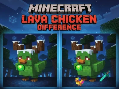 Xogo Diferenza de polo de lava de Minecraft en liña Xogo Diferenza de polo de lava de Minecraft en liña