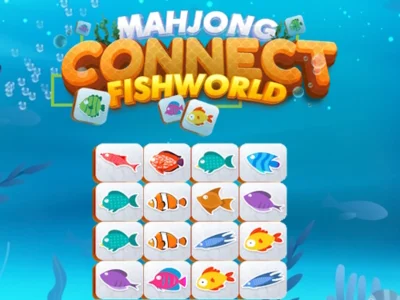Xogo Mahjong Connect World Fish en liña