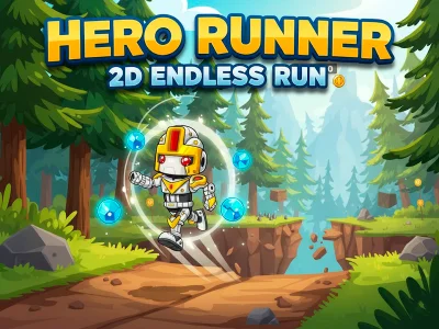 Xogo Hero Runner 2D Endless Run en liña