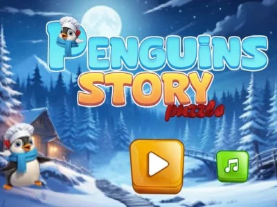 Xogo Penguins Story Puzzle en liña