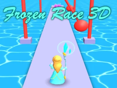 Xogo Frozen Race 3D en liña