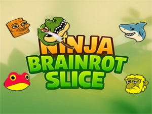 Xogo Ninja Brainrot Slice en liña