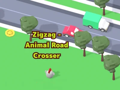 Xogo Camiño dos animais en zigzag en liña