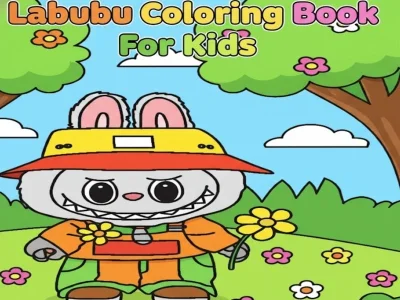 Xogo Libro para colorear Labubu para nenos en liña Xogo Libro para colorear Labubu para nenos en liña