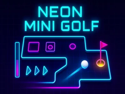 Xogo Neon Mini Golf en liña