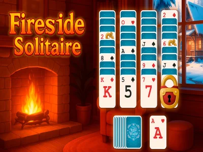 Xogo Fireside Solitaire en liña
