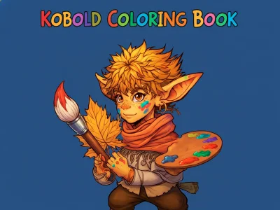 Xogo Libro para colorear Kobold en liña