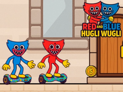 Xogo Hugli vermello e azul wugli en liña