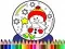 Xogo Volta á escola: Libro de colorear de Nadal en liña