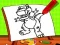 Xogo Coloración Fácil de Dinosaurios para Nenos en liña