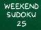 Xogo Sudoku de fin de semana 25 en liña