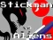 Xogo Stickman contra alieníxenas en liña