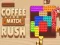 Xogo Coffee Match Rush: ordenar o crebacabezas en liña