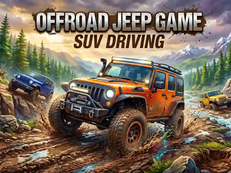 Xogo Offroad Jeep Game SUV Driving en liña