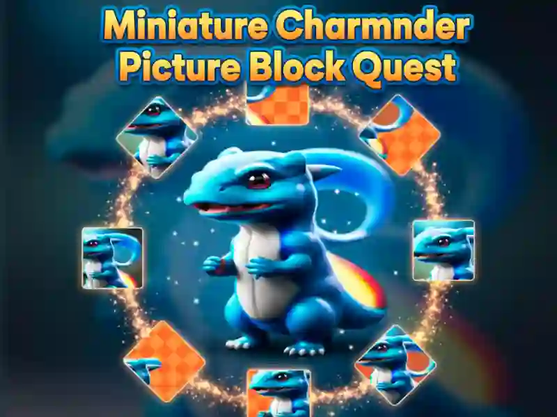 Xogo Miniatura Charmander Picture Block Quest en liña
