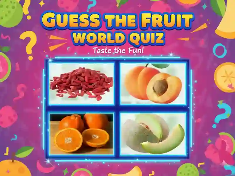 Xogo Guess The Fruit World Quiz en liña