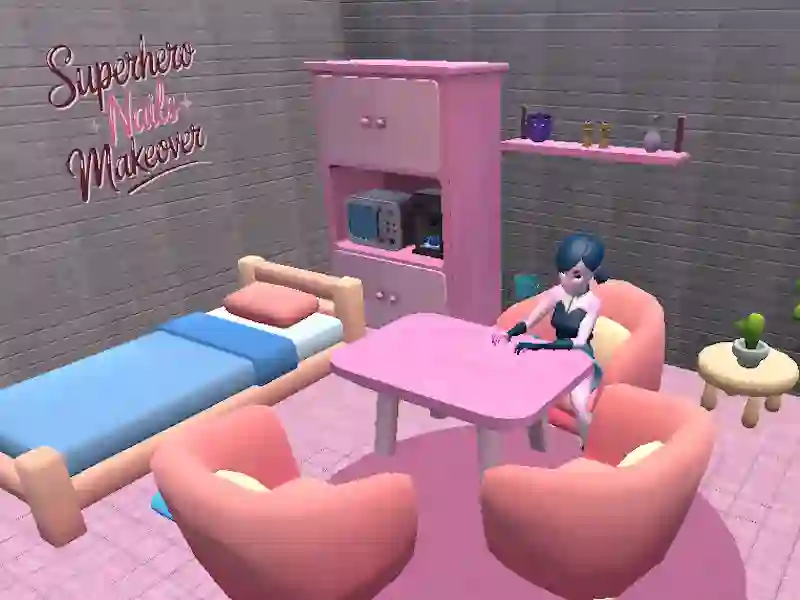 Xogo Reforma de unhas de superheroe en liña