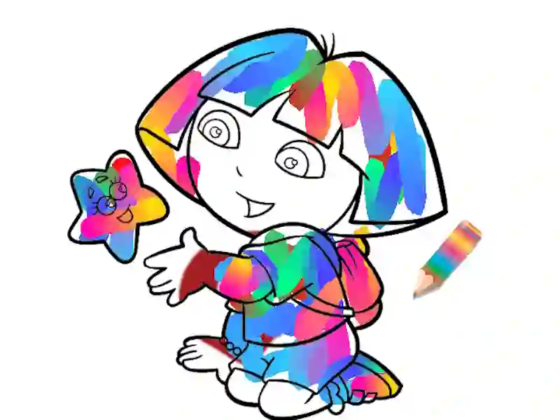 Xogo Girl Jungle: Páxinas para colorear en liña