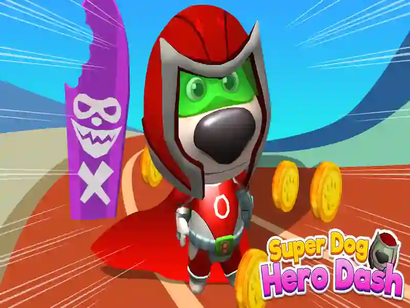 Xogo Super Dog Hero Dash en liña